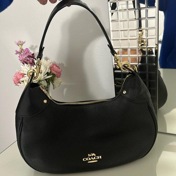 Coach Handbags - Coach Mara Hobo Black Gold